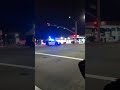Police Sirens.  Units Respond To Officer Needs Help Call