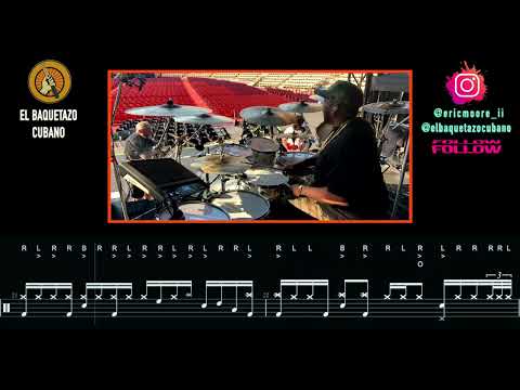 Eric MooreII drum solo transcription
