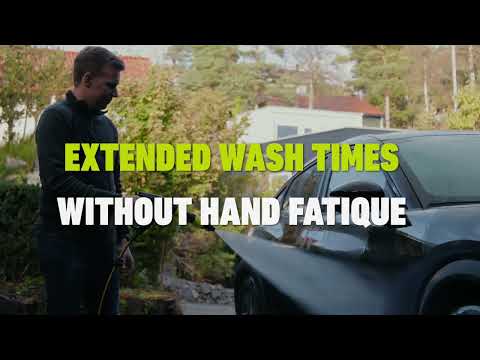 Zero-Force pressure gun - extended wash times without hand fatique | AVA of Norway