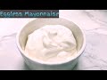 Eggless Mayonnaise in 5 min | Eggless Mayonnaise recipe in telugu