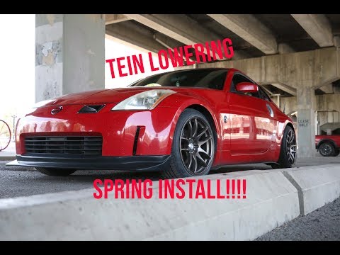 Tein Lowering Springs 350z Install