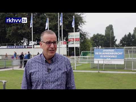 RKHVV Sportpark de Blauwenburcht rookvrij - Aart Slob (wethouder) en Jan Kuipers (voorzitter)
