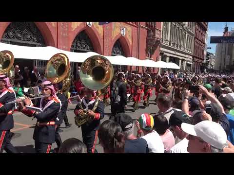 Jordanian Armed Forces Band - Basel Tattoo Parade 12.07.2025