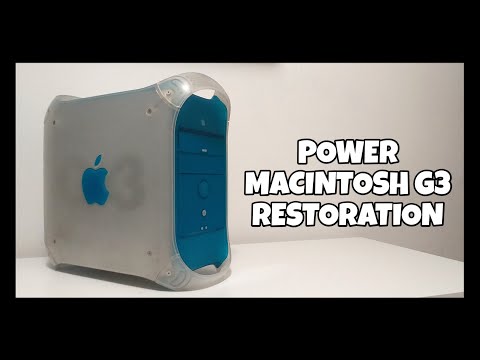 Power Macintosh (blue & white) restoration