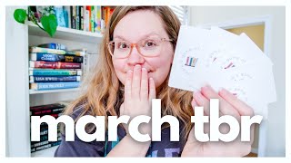 MY MARCH 2023 TBR | playing my tbr card game | jacqie's game of bookish cards