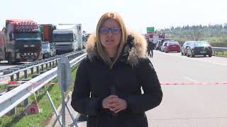 Двама шофьори загинаха при верижна катастрофа на АМ "Марица"