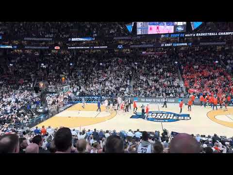 UConn Huskies U-C-O-N-N Chant | 2024 NCAA Tournament vs. Illinois | TD Garden Boston