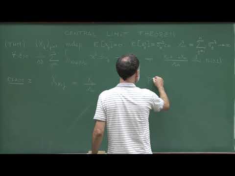 Master Program: Probability Theory - Lecture 16: Central Limit Theorem