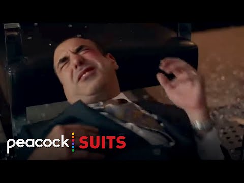 Harvey violently assaults Louis | Suits