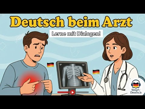German Podcast / Learn German – German at the doctor's: important phrases for A1–B2 🇩🇪🎙️