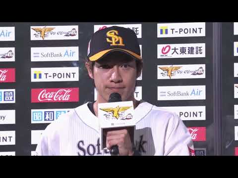 2020年8月11日 福岡ソフトバンク・柳田悠岐選手ヒーローインタビュー