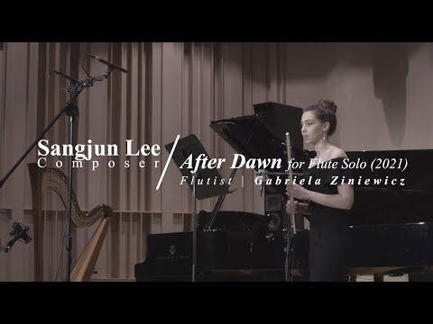 After Dawn for Flute Solo | Composer Sangjun Lee