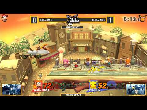 PSpA 2018 - Joshathan G (Diddy) vs The Real Mr. M (Pikachu) - Winners Round 2 - Super Smash Bros. fo