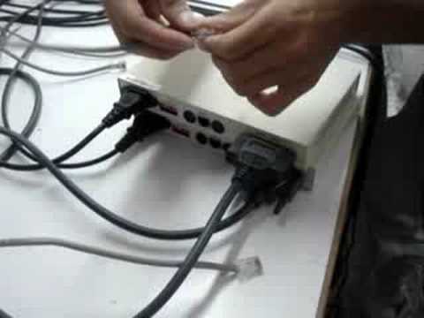 Ethernet over V.35 serial converter testing & installation