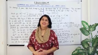 Common Ion Effect on Solubility Of Ionic Salts  - Equilibrium (Part 44)