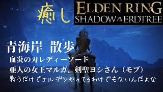 [エルデンリングDLC]#8まったり実況 エルデンやる理由の1つに景色や美術の作り込みもあったりする、そんな青海岸散歩