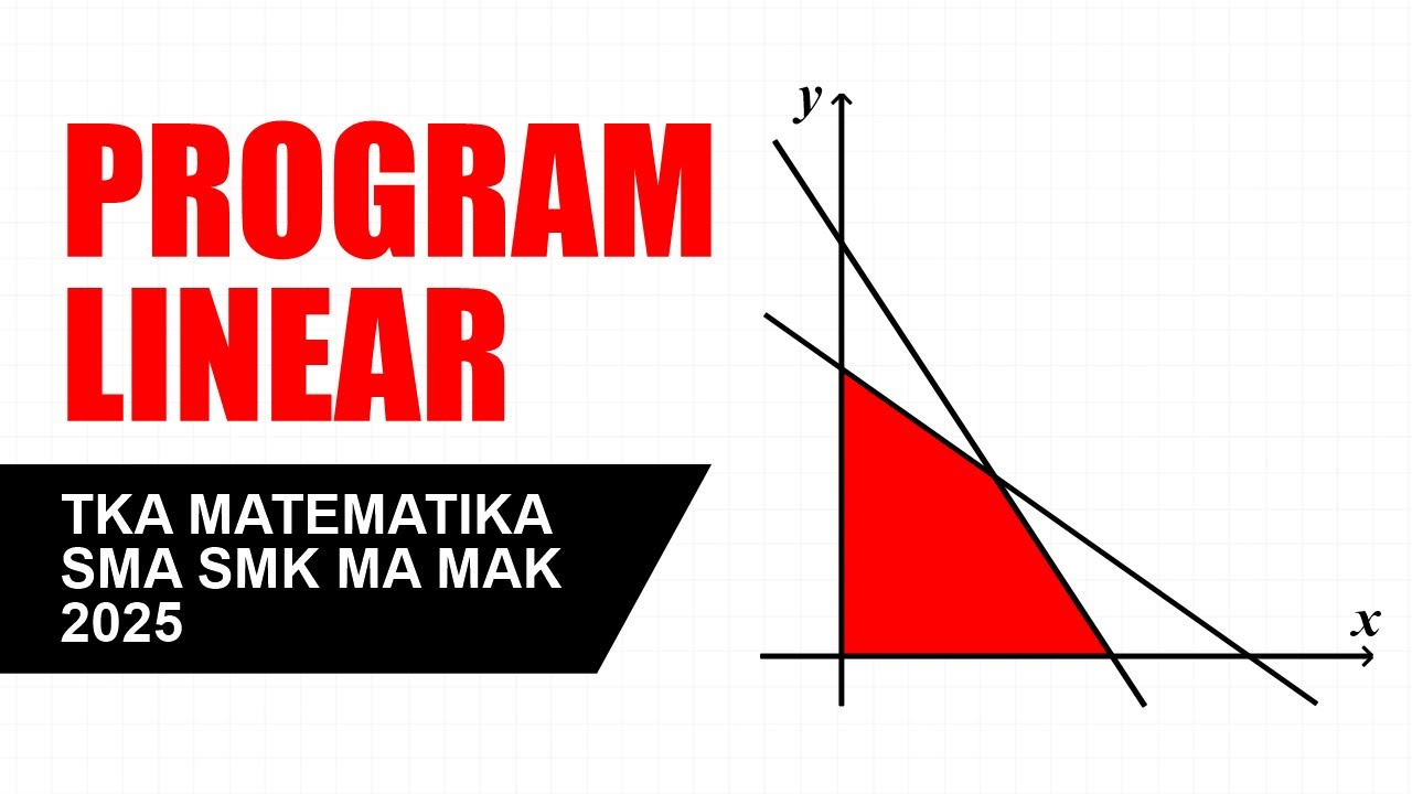 [BAB 4.1] PROGRAM LINEAR | TKA MATEMATIKA SMA SMK MA MAK 2025