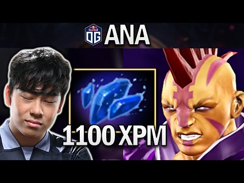 OG.ANA ANTI-MAGE WITH 1100 XPM - DOTA 2 7.28 GAMEPLAY