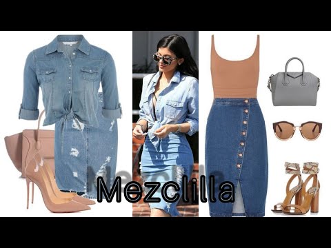 LOOKS DE MODA Y EN TENDENCIA 2022 OUTFITS CON ROPA DE MEZCLILLA