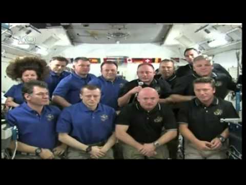 Entretien de Benoit XVI avec l’équipage de la Station Spatiale Internationale ISS