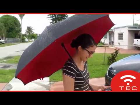 Paraguas Sombrilla Manos Libres Diseño Invertido Con Doble Forro Varios