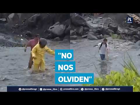 "No nos olviden": comunidades se unen para enfrentar lahares del volcán de Fuego tras emergencia