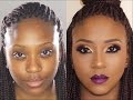 Bare to Glam Makeover! Watch Poised by Suliat’s Dramatic Makeup Transformation Tutorial