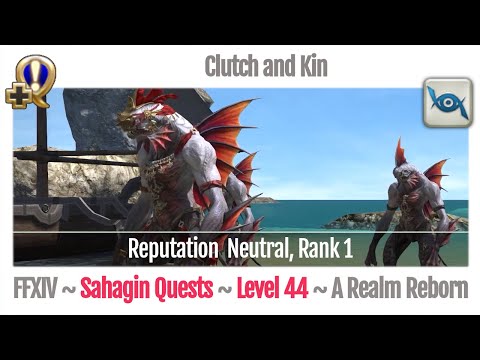 FFXIV Clutch and Kin (Beast Tribe Sahagin, Rank 1) - A Realm Reborn