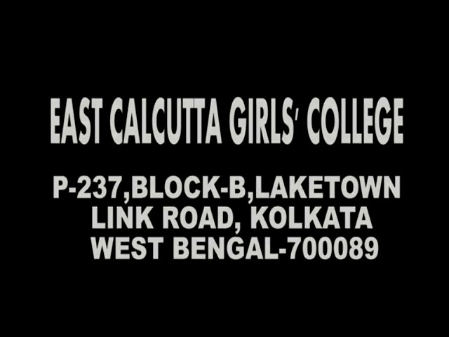 Calcutta Girls' College video #1
