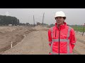 Heuvels zand verrijzen en verdwijnen voor aanleg nieuwe snelweg A16