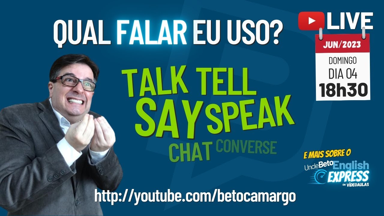 Qual FALAR eu falo?