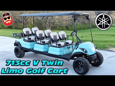 713cc V Twin Limo Golf Cart Is Done!!