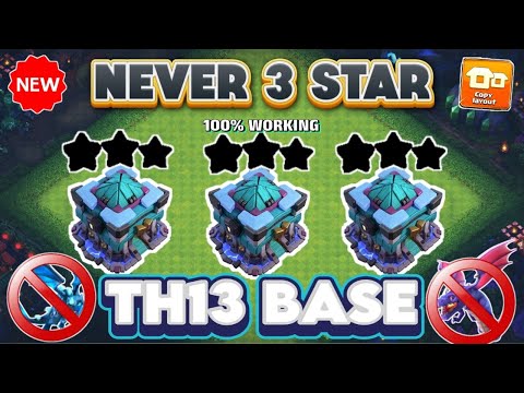 TOP-10 TH13 FARMING BASE WITH LINKS + REPLAY || TH13 NEW FARM BASE 2025 || TH13 NEVER 3 STAR