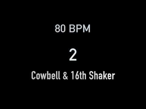 80 BPM METRONOME - COWBELL & SHAKER