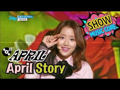 [Comeback Stage] APRIL - April Story, 에이프릴 - 봄의 나라 이야기 Show Music core 20170107