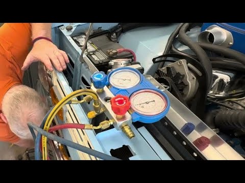 Easy How to pull Vacuum & re Charge a car AC Air Conditioning systems