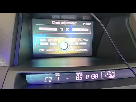 YouTube video about: How to change clock in honda accord 2012 with navigation?
