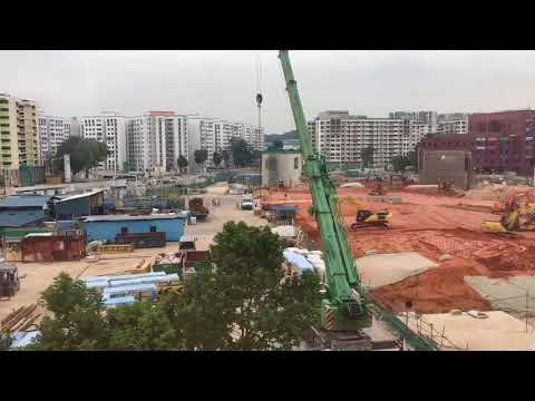 Woodlands MRT Station - TEL Construction Update: 31 July 2018