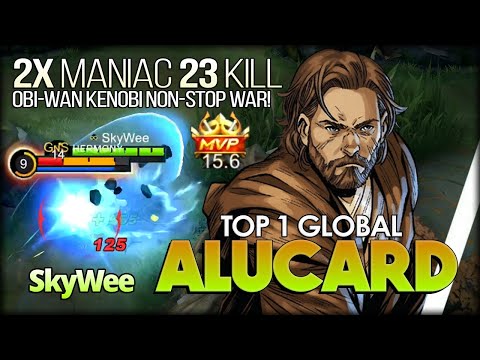2X MANIAC 23 KILLS!! Stop Me? Not this Time! SkyWee Top 1 Global Alucard - Mobile Legends: Bang Bang