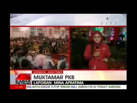 Rangkaian Muktamar PKB, dalam program KABAR PETANG TV ONE 31 AGUSTUS 2014 PART 1