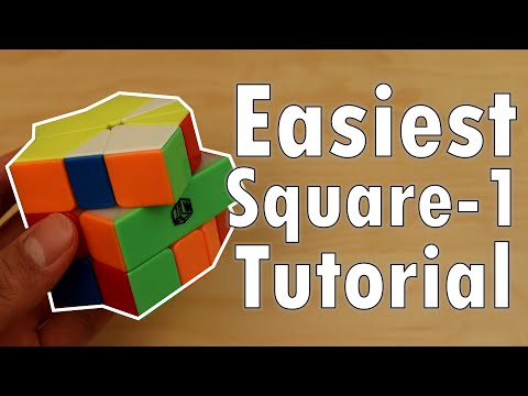 How to Solve the Square-1 (NO Long Algorithms) | Easiest Tutorial