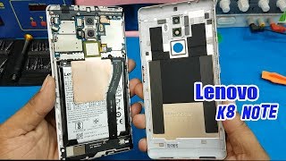 How to open Lenovo K8 Note - K8 Plus  Back Panel || Lenovo K8 Note back cover Disassembly