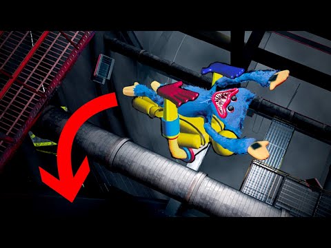What Happens If You Fall with Huggy Wuggy in the Ending? [Poppy Playtime]