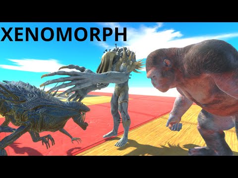XENOMORPH VS INFERNALS + PRIMATES - ANIMAL REVOLT BATTLE SIMULATOR