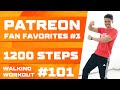 BEE GEES Theme • 1200 Step Workout • Patreon Fan Favorites #3 • Walking Workout #101