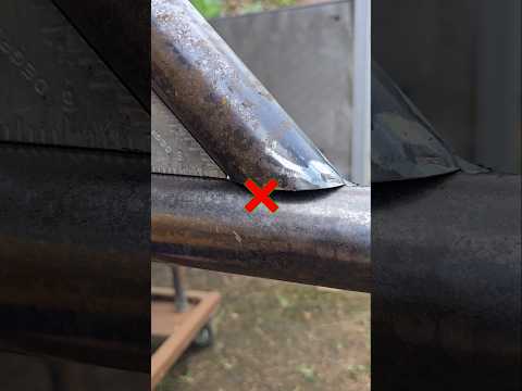 Many welders do not understand the 45 degree pipe connection technique