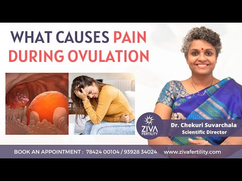 What Causes Pain During Ovulation || fast Pregnancy tips || Dr Chekuri Suvarchala
