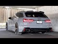 2021 C8 RS6 Stage 2 ECU Tune Redstar HJS 200 Catted Downpipe Resonator Delete Exhaust Sound