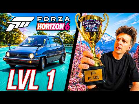 MŮJ PRVNÍ WIN A JEN LEVEL 1 AUTO CHALLENGE! | FORZA HORIZON 6 ELIMINATOR