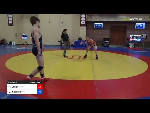2018 Marine Corps US Open/UWW Junior Freestyle 57 Con Semis - Ty Smith (Team) Vs. Gavin Teasdale (